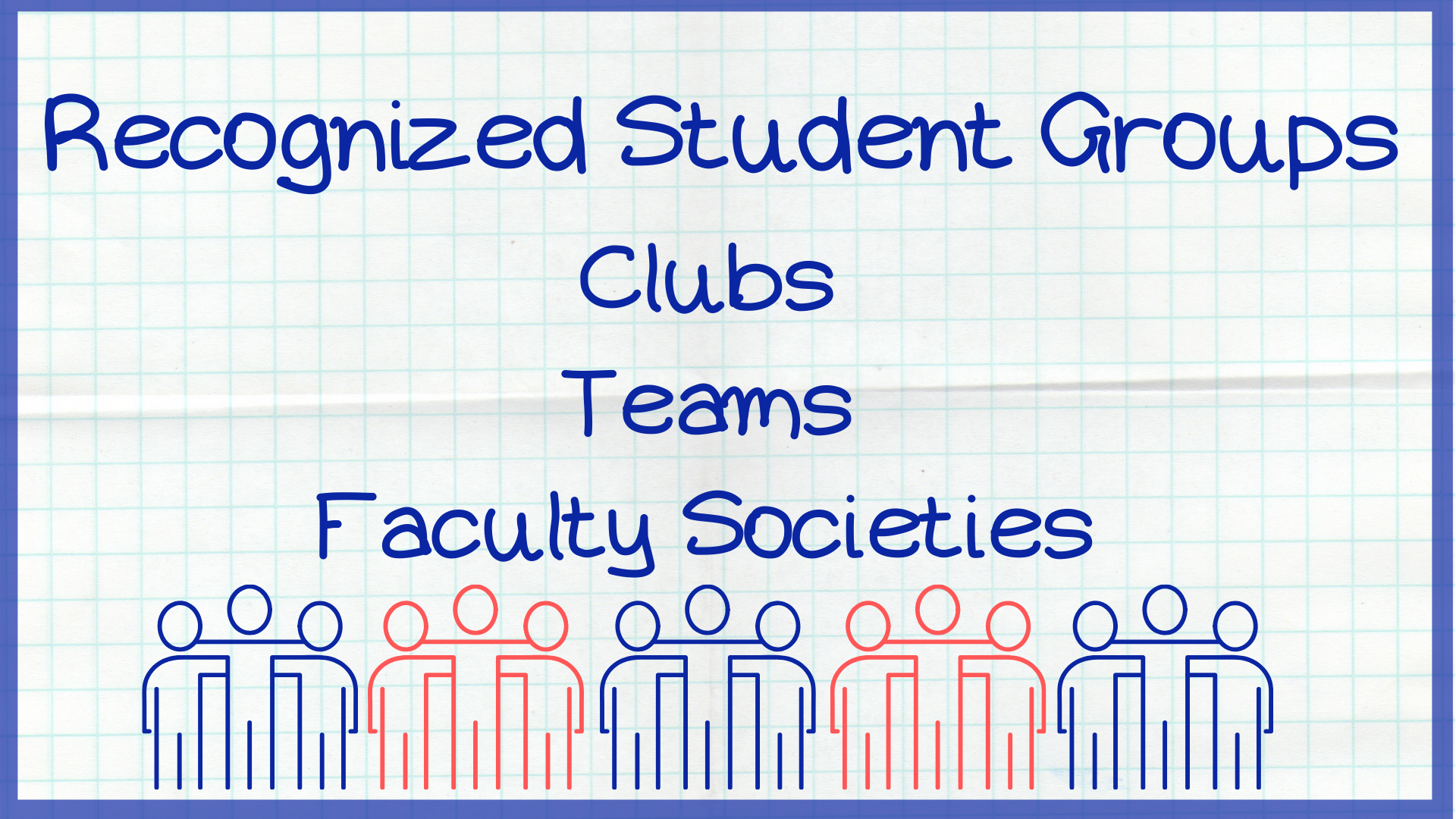 Press this button to go the the privilege form for Recognized student groups, including clubs, teams, ad faculty societies